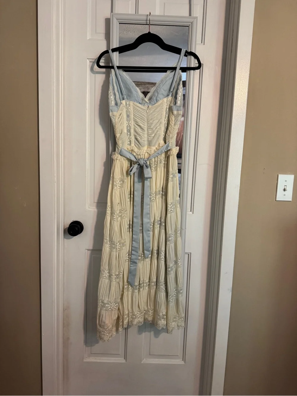 Rare Lacemade Mediterranean Garden Dress Large - Picture 13 of 16